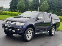 USED 2014 14 MITSUBISHI L200 2.5 DI-D 4X4 BARBARIAN LB DCB 1d AUTO 175 BHP PRICE 11200 +VAT 2240 TOTAL = 13440