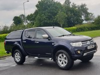 USED 2014 14 MITSUBISHI L200 2.5 DI-D 4X4 BARBARIAN LB DCB 1d AUTO 175 BHP PRICE 11200 +VAT 2240 TOTAL = 13440