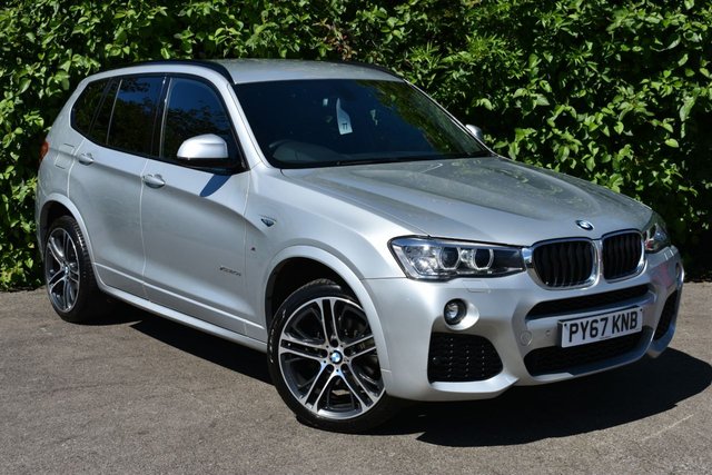 2017 67 BMW X3 2.0 XDRIVE20D M SPORT 5d AUTO 188 BHP 20 in alloys