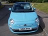 USED 2015 15 FIAT 500 1.2 LOUNGE 3d 69 BHP ++LOW MILEAGE CAR COMES WITH A FREE 6 MONTHS BREAKDOWN COVER++