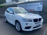 USED 2014 14 BMW X3 2.0 XDRIVE20D M SPORT 5d AUTO 181 BHP FINANCE AVAILABLE+FULL BMW SERVICE HISTORY+2 OWNERS FROM NEW+FULL BLACK LEATHER