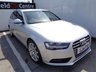 USED 2014 14 AUDI A4 1.8 AVANT TFSI SE TECHNIK 5door 168 BHP silver £237 A MONTH LEATHER SEATS SATELLITE NAVIGATION BLUETOOTH DAB RADIO PRIVACY GLASS CLIMATE AND CRUISE CONTROL