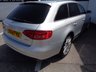 USED 2014 14 AUDI A4 1.8 AVANT TFSI SE TECHNIK 5door 168 BHP silver £237 A MONTH LEATHER SEATS SATELLITE NAVIGATION BLUETOOTH DAB RADIO PRIVACY GLASS CLIMATE AND CRUISE CONTROL