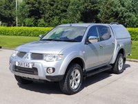 USED 2011 11 MITSUBISHI L200 2.5 DI-D 4X4 BARBARIAN LB DCB 1d 175 BHP PRICE 9125 + VAT +SAT NAV + CANOPY