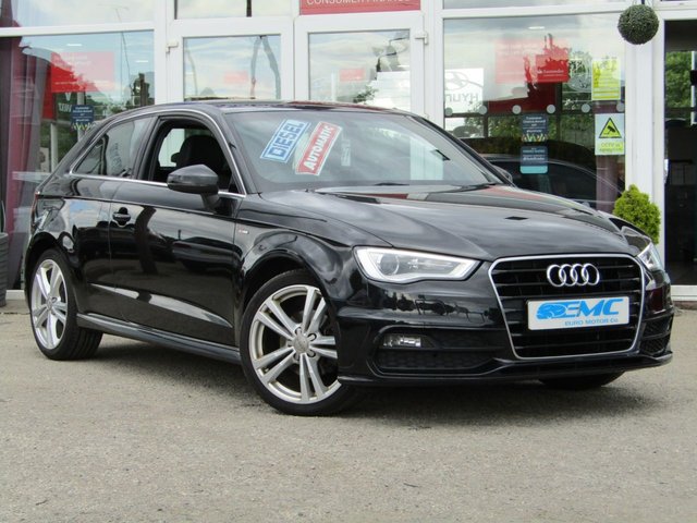 2014 64 Audi A3 2.0 TDI S LINE 3d AUTO 148 BHP