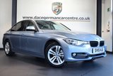 USED 2015 15 BMW 3 SERIES 2.0 320D SPORT 4DR AUTO 184 BHP full service history * NO ADMIN FEES * FINISHED IN STUNNING LIQUID METALLIC BLUE WITH ANTHRACITE UPHOLSTERY + FULL SERVICE HISTORY + BLUETOOTH + CRUISE CONTROL + LIGHT PACKAGE + DAB RADIO + RAIN SENSORS + SPORT SEATS + PARKING SENSORS + 17" ALLOY WHEELS