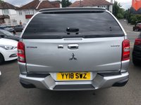USED 2018 18 MITSUBISHI L200 2.4 DI-D 4WD WARRIOR DCB 1d AUTO 178 BHP ** RAC BUYSURE INSPECTED **