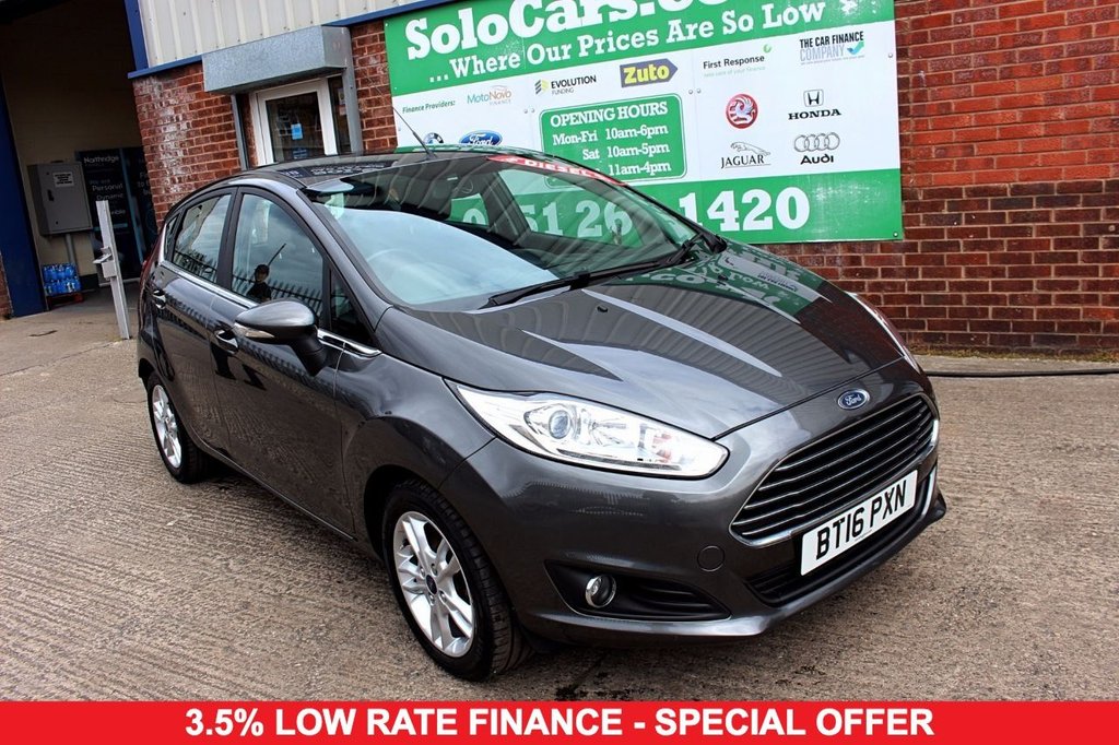 2016 16 FORD FIESTA 1.5 ZETEC TDCI 5d 74 BHP