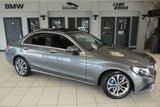 USED 2017 17 MERCEDES-BENZ C CLASS 2.0 C350 E SPORT PREMIUM 4d AUTO 289 BHP FINISHED IN STUNNING SELENITE GREY METALLIC WITH FULL BLACK LEATHER SEATS + FULL MERCEDES SERVICE HISTORY + COMAND SATELLITE NAVIGATION + HEATED FRONT SEATS + REAR VIEW CAMERA + PANORAMIC SLIDING SUNROOF + ELECTRIC KEY OPERATED TAILGATE + BI XENON HEADLIGHTS + DAB RADIO + PRIVACY GLASS + BLUETOOTH + BLUETOOTH MEDIA + CLIMATE CONTROLLED AIR CONDITIONING + CRUISE CONTROL + 17" ALLOY WHEELS