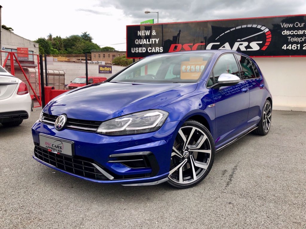 USED 2017 54 VOLKSWAGEN GOLF 2.0 R TSI DSG 5d AUTO 306 BHP BEST COLOUR AVAILABLE--LAPIZ BLUE