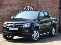 USED 2016 16 VOLKSWAGEN AMAROK 2.0L DC TDI HIGHLINE 4MOTION 0d AUTO 180 BHP LEATHER, NAV, 19"s +++