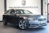 USED 2016 66 AUDI A4 AVANT 2.0 AVANT TDI S LINE 5DR AUTO 148 BHP full service history * NO ADMIN FEES * FINISHED IN STUNNING DAYTONA METALLIC GREY WITH HALF BLACK LEATHER INTERIOR + FULL SERVICE HISTORY + SATELLITE NAVIGATION + BLUETOOTH + HEATED SEATS + DAB RADIO + CRUISE CONTROL + CLIMATE CONTROL + HEATED MIRRORS + PARKING SENSORS + 18" ALLOY WHEELS