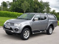 USED 2013 63 MITSUBISHI L200 2.5 DI-D 4X4 WARRIOR LB DCB 1d 175 BHP ** NO VAT ** FULL LEATHER + CANOPY