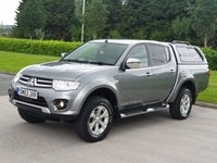 USED 2013 63 MITSUBISHI L200 2.5 DI-D 4X4 WARRIOR LB DCB 1d 175 BHP ** NO VAT ** FULL LEATHER + CANOPY