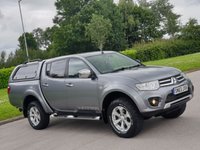 USED 2013 63 MITSUBISHI L200 2.5 DI-D 4X4 WARRIOR LB DCB 1d 175 BHP ** NO VAT ** FULL LEATHER + CANOPY