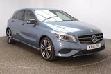 USED 2014 14 MERCEDES-BENZ A CLASS 1.5 A180 CDI BLUEEFFICIENCY SPORT 5DR AUTO HALF LEATHER SEATS 109 BHP FULL MERCEDES SERVICE HISTORY + HALF LEATHER SEATS + PARKING SENSOR + BLUETOOTH + CRUISE CONTROL + MULTI FUNCTION WHEEL + AIR CONDITIONING + PRIVACY GLASS + XENON HEADLIGHTS + RADIO/CD/USB + ELECTRIC WINDOWS + ELECTRIC MIRRORS + 18 INCH ALLOY WHEELS