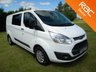 USED 2016 16 FORD TRANSIT CUSTOM 2.2 290 TREND LR DCB 1d 124 BHP 6 Seats & Reverse Camera, Front and Rear Parking Sensors