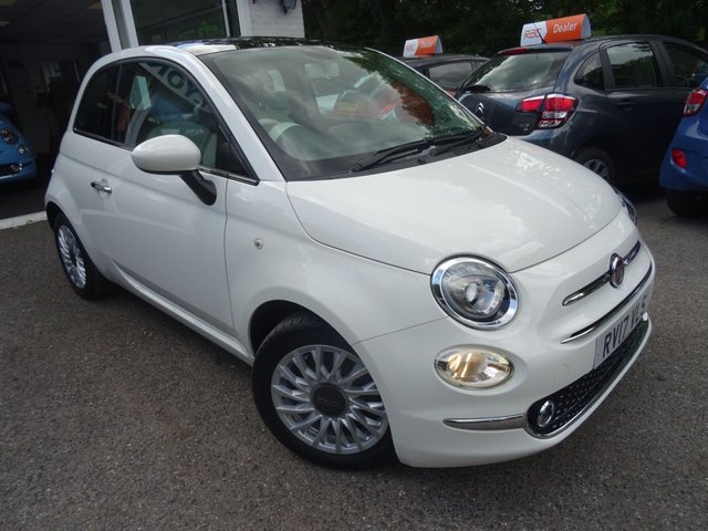 2017 17 Fiat 500 0.9 TWINAIR LOUNGE 3d 105 BHP NEW SHAPE