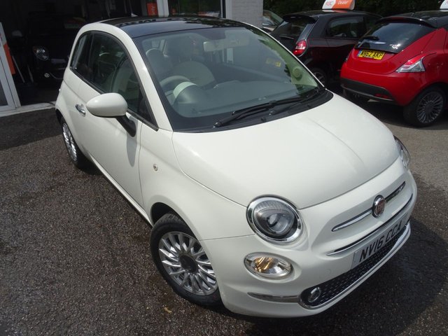 2016 16 Fiat 500 1.2 LOUNGE 3d 69 BHP NEW SHAPE