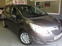 USED 2012 12 VAUXHALL MERIVA 1.4 EXCLUSIV A/C  Low Mileage