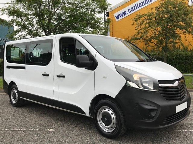 2015 65 Vauxhall Vivaro 1.6 COMBI CDTI L2 LWB 9 SEATER MINIBUS TWIN SLD