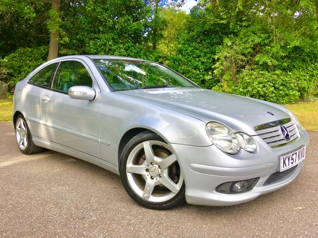 2007 57 Mercedes-Benz  2.1 C220 CDI SE SPORTS 3d AUTO 148 BHP FULL BLACK LEATHER/12 MONTHS MOT