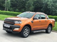USED 2018 18 FORD RANGER 3.2 WILDTRAK 4X4 DCB TDCI 1d AUTO 197 BHP STILL UNDER DEALER WARRANTY !!