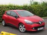 USED 2014 64 RENAULT CLIO 1.5 EXPRESSION PLUS ENERGY DCI S/S 5d 90 BHP * FLAME RED * 16" ALLOYS * BLACK AND RED INTERIOR * PRIVACY GLASS *