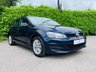 USED 2014 14 VOLKSWAGEN GOLF 1.4 SE TSI BLUEMOTION TECHNOLOGY 5d 120 BHP Full Main Dealer Service History 4 Stamps 17/8//15 @ 20569miles 08/06/17 @ 41375miles 11/06/18 @ 49616 miles Last Serviced 04/06/19 @ 58474miles, Air Conditioning, 16" Alloy Wheels, Finished In Deep Blue Metallic Paintwork, Cruise Control, Bluetooth, DAB Radio, Spare Key, Drive Away In Under 1 Hour