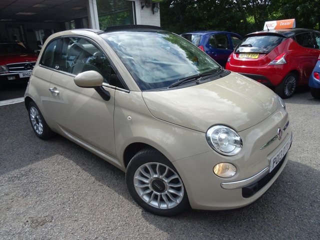 2013 13 Fiat 500 1.2 CONVERTIBLE LOUNGE DUALOGIC 3d AUTOMATIC 69 BHP