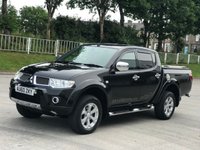 USED 2010 60 MITSUBISHI L200 2.5 DI-D 4X4 BARBARIAN LB DCB 1d AUTO 175 BHP ** NO VAT ** NO VAT +   LOW MILES