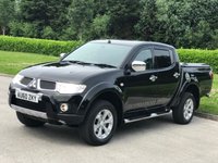 USED 2010 60 MITSUBISHI L200 2.5 DI-D 4X4 BARBARIAN LB DCB 1d AUTO 175 BHP ** NO VAT ** NO VAT +   LOW MILES