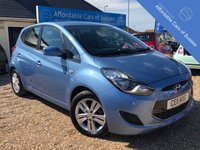 USED 2011 11 HYUNDAI IX20 1.4 ACTIVE 5d 89 BHP Full History, Ice Blue Metallic, Bluetooth etc