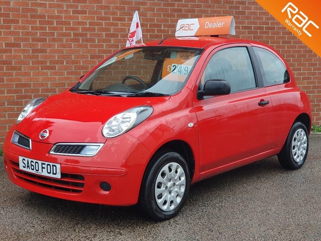 2010 60 Nissan Micra 1.2 VISIA 3d 80 BHP