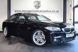 USED 2015 15 BMW 5 SERIES 2.0 528I M SPORT 4d AUTO 242 BHP * NO ADMIN FEES * FINISHED IN STUNNING BLACK WITH FULL LEATHER INTERIOR + FULL BMW SERVICE HISTORY + PRO SATELITE NAVIGATION + PANORAMIC SUNROOF + BLUETOOTH + REAR VIEW CAMERA + HARMAN KARDON SPEAKERS + DAB RADIO + HEATED SPORTS SEATS + LED FOG LIGHTS + AUTO AIR CONDITIONING + 19" ALLOY WHEELS