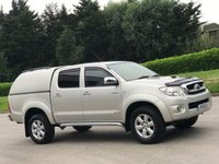USED 2010 10 TOYOTA HI-LUX 3.0 INVINCIBLE 4X4 D-4D DCB 1d AUTO 169 BHP FULL LEATHER + SAT NAV ** NO VAT **