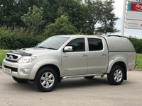 USED 2010 10 TOYOTA HI-LUX 3.0 INVINCIBLE 4X4 D-4D DCB 1d AUTO 169 BHP FULL LEATHER + SAT NAV ** NO VAT **