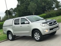 USED 2010 10 TOYOTA HI-LUX 3.0 INVINCIBLE 4X4 D-4D DCB 1d AUTO 169 BHP FULL LEATHER + SAT NAV ** NO VAT **