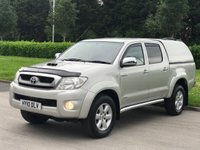 USED 2010 10 TOYOTA HI-LUX 3.0 INVINCIBLE 4X4 D-4D DCB 1d AUTO 169 BHP FULL LEATHER + SAT NAV ** NO VAT **