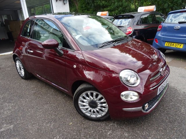 2016 65 Fiat 500 0.9 TWINAIR LOUNGE 3d 105 BHP NEW SHAPE