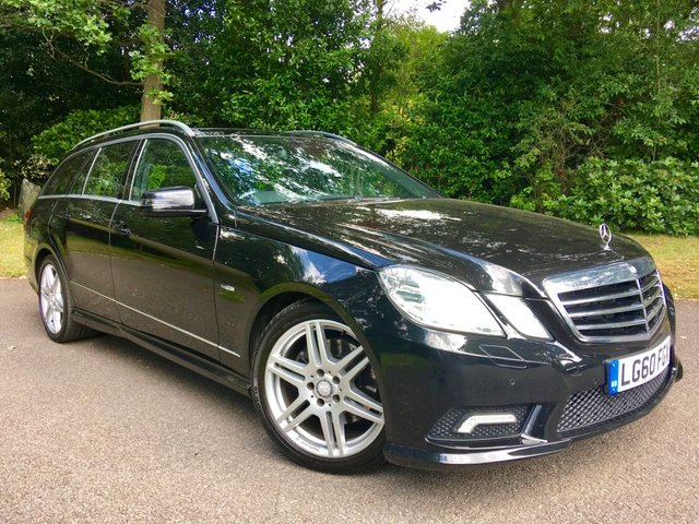 2010 60 Mercedes-Benz E Class 3.5 E350 CGI BLUEEFFICIENCY SPORT 5d AUTO 292 BHP PANORAMIC GLASS ROOF/BLACK LEATHER/SATNAV/RARE CAR