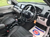 USED 2013 MITSUBISHI L200 2.5 DI-D 4X4 BARBARIAN LB DCB 1d 175 BHP ** NO VAT ** FULL LEATHER + CANOPY