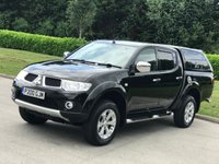 USED 2013 MITSUBISHI L200 2.5 DI-D 4X4 BARBARIAN LB DCB 1d 175 BHP ** NO VAT ** FULL LEATHER + CANOPY