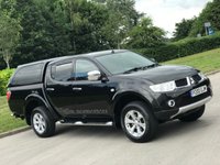 USED 2013 MITSUBISHI L200 2.5 DI-D 4X4 BARBARIAN LB DCB 1d 175 BHP ** NO VAT ** FULL LEATHER + CANOPY
