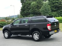 USED 2015 15 FORD RANGER 2.2 LIMITED 4X4 DCB TDCI 1d AUTO 148 BHP CANOPY + SAT NAV + CAMERA ** NO VAT