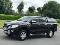 USED 2015 15 FORD RANGER 2.2 LIMITED 4X4 DCB TDCI 1d AUTO 148 BHP CANOPY + SAT NAV + CAMERA ** NO VAT