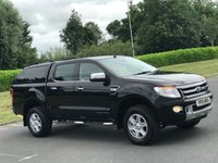 USED 2015 15 FORD RANGER 2.2 LIMITED 4X4 DCB TDCI 1d AUTO 148 BHP CANOPY + SAT NAV + CAMERA ** NO VAT