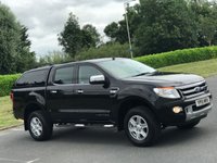 USED 2015 15 FORD RANGER 2.2 LIMITED 4X4 DCB TDCI 1d AUTO 148 BHP CANOPY + SAT NAV + CAMERA ** NO VAT