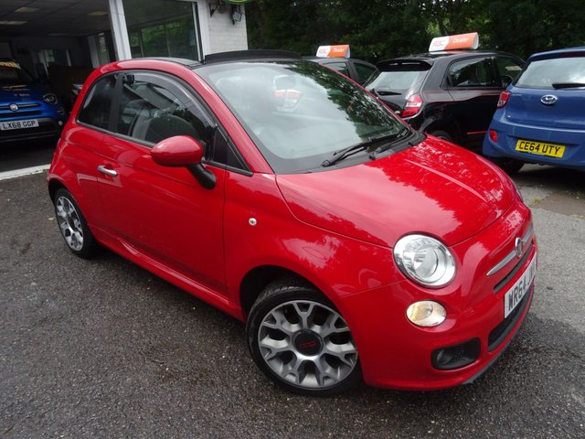 2014 64 Fiat 500 1.2 CONVERTIBLE S (SPORT) 3d 69 BHP