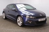 USED 2012 62 VOLKSWAGEN SCIROCCO 2.0 R LINE TDI DSG BLUEMOTION TECHNOLOGY 2DR SAT NAV HEATED LEATHER 140 BHP SERVICE HISTORY + HEATED LEATHER SEATS + SATELLITE NAVIGATION + PARKING SENSOR + BLUETOOTH + CRUISE CONTROL + CLIMATE CONTROL + MULTI FUNCTION WHEEL + RADIO/CD/AUX + PRIVACY GLASS + ELECTRIC WINDOWS + ELECTRIC MIRRORS + 19 INCH ALLOY WHEELS